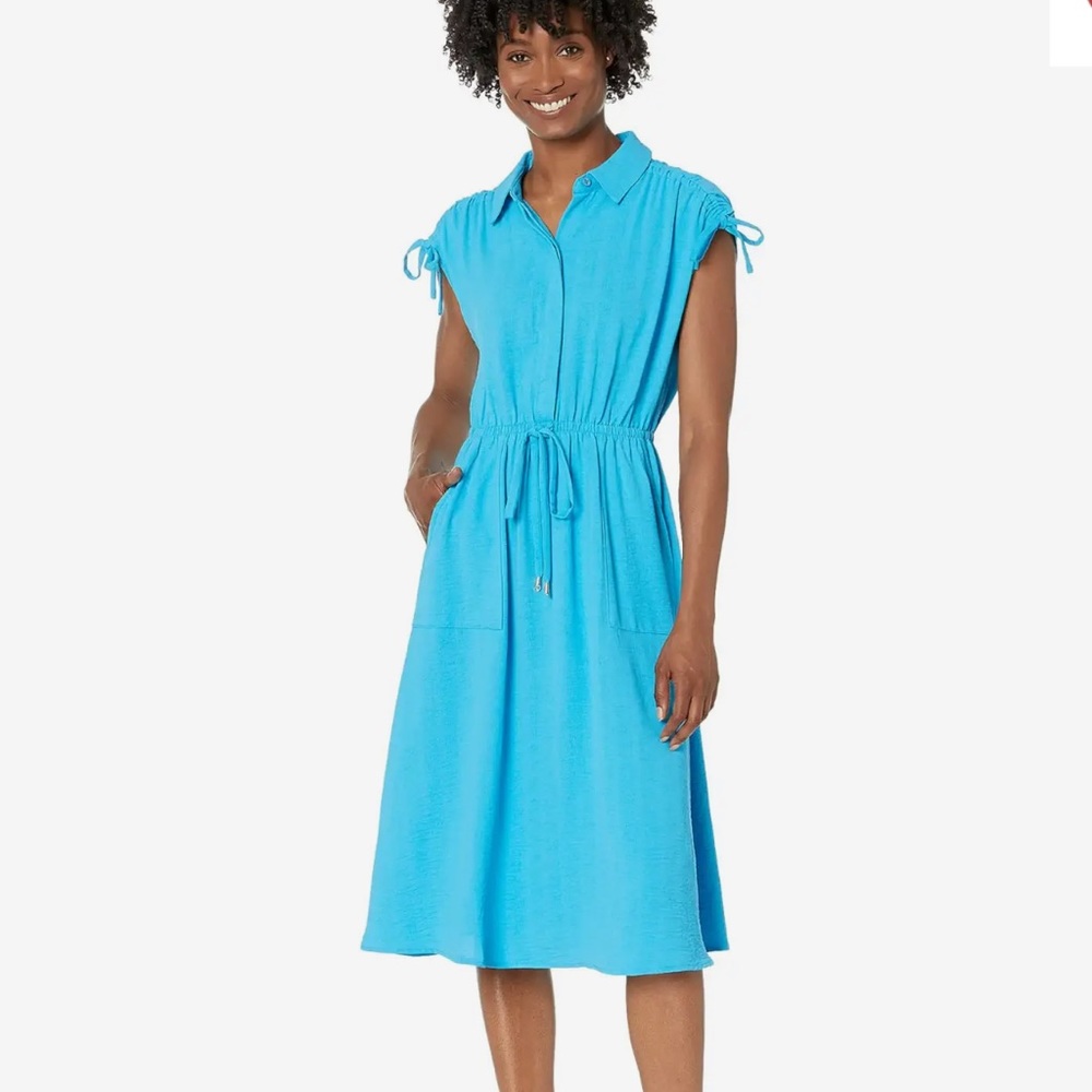 NWT Maggy London Petite Drawstring Waist Midi size 6P